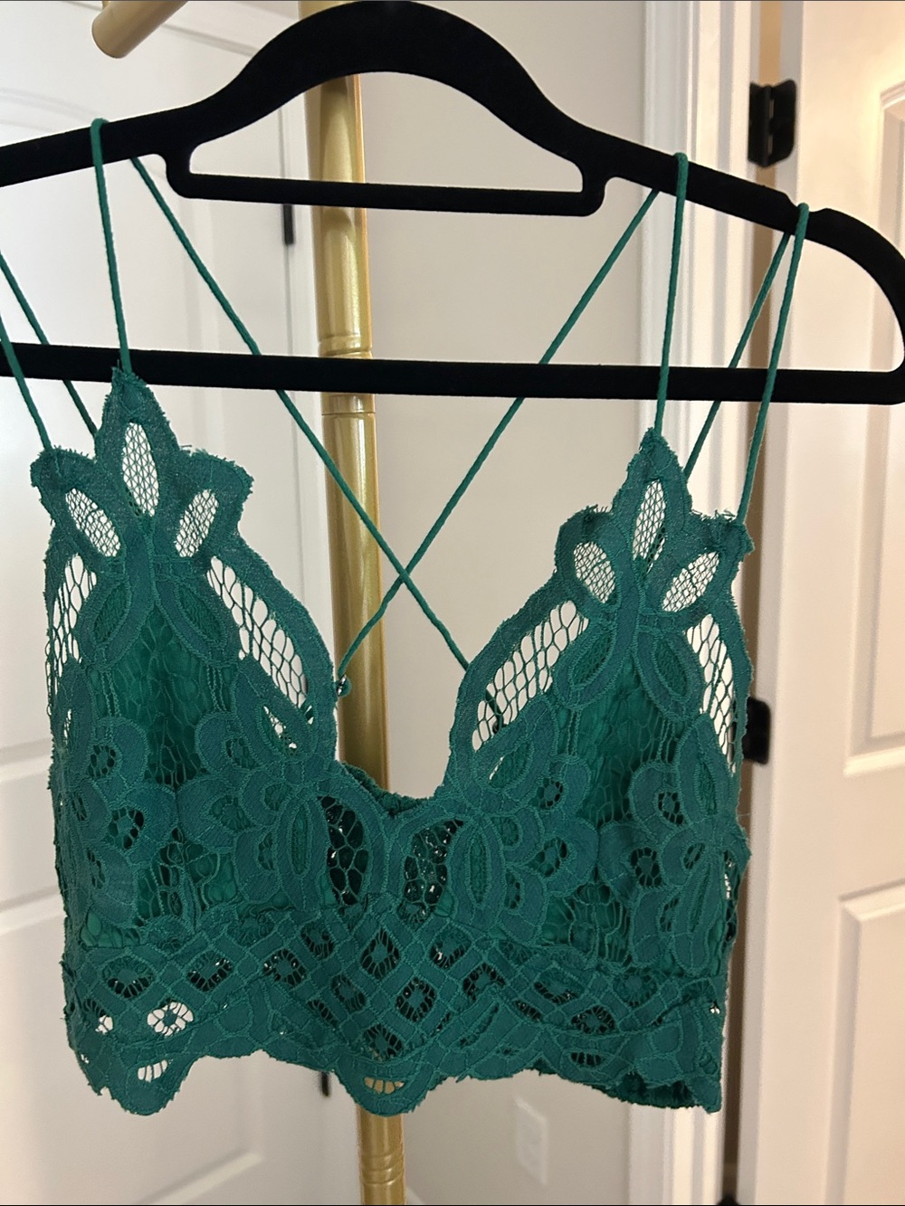 FP One Green Lace Bralette